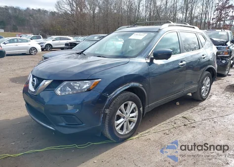 2016 Nissan Rogue Sv from USA, damaged, VIN 5N1AT2MV1GC887397